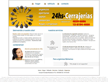 Tablet Screenshot of cerrajeria-recoleta.com